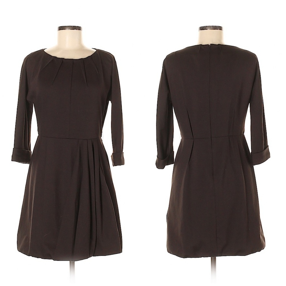 Ali Ro Chocolate Brown Long Sleeve Dress